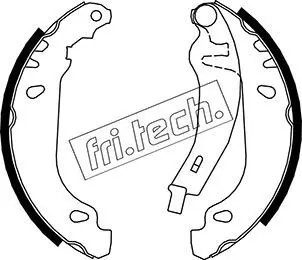 Handler.Part Brake shoe set fri.tech. 1088216Y 1