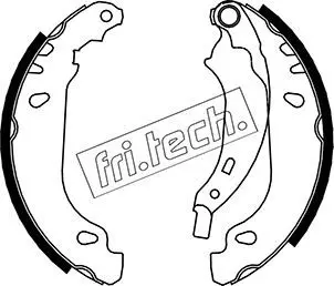 Handler.Part Brake shoe set fri.tech. 1088231 1