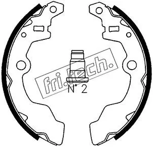 Handler.Part Brake shoe set fri.tech. 1111236 1