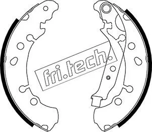 Handler.Part Brake shoe set fri.tech. 1115326 1