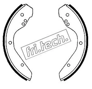 Handler.Part Brake shoe set fri.tech. 1124251 1