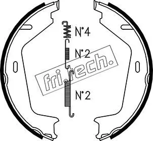 Handler.Part Brake shoe set, parking brake fri.tech. 1127273K 1