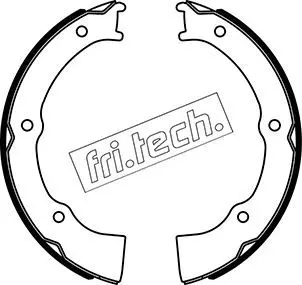 Handler.Part Brake shoe set, parking brake fri.tech. 1046229 1