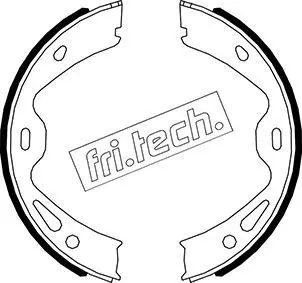 Handler.Part Brake shoe set, parking brake fri.tech. 1083005 1