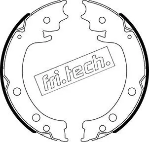 Handler.Part Brake shoe set, parking brake fri.tech. 1111253 1