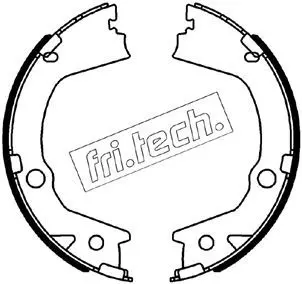 Handler.Part Brake shoe set, parking brake fri.tech. 1040164 1