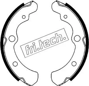 Handler.Part Brake shoe set fri.tech. 1110328 1