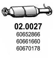 Handler.Part Catalytic converter ASSO 020027 1