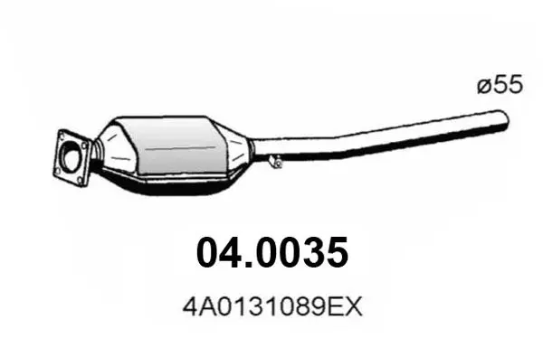 Handler.Part Catalytic converter ASSO 040035 1