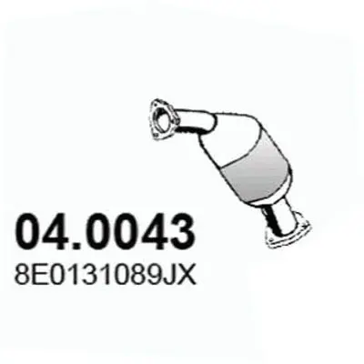 Handler.Part Catalytic converter ASSO 040043 1