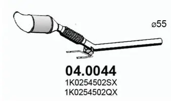 Handler.Part Catalytic converter ASSO 040044 1