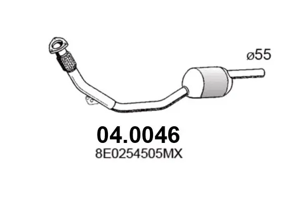 Handler.Part Catalytic converter ASSO 040046 1