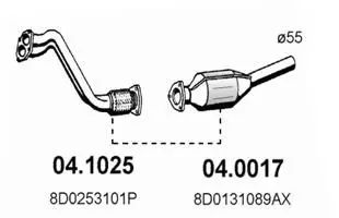 Handler.Part Exhaust pipe ASSO 041025 1