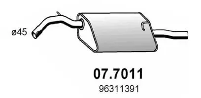 Handler.Part End silencer ASSO 077011 1