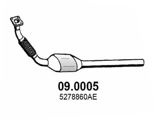 Handler.Part Catalytic converter ASSO 090005 1