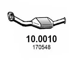 Handler.Part Catalytic converter ASSO 100010 1