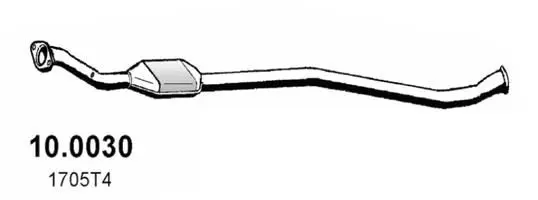 Handler.Part Catalytic converter ASSO 100030 1