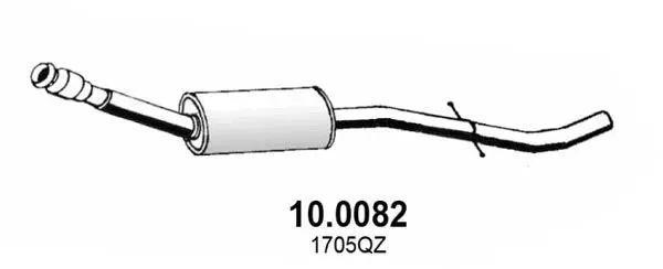 Handler.Part Catalytic converter ASSO 100082 1