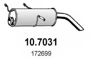 Handler.Part End silencer ASSO 107031 1