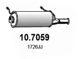 Handler.Part End silencer ASSO 107059 1