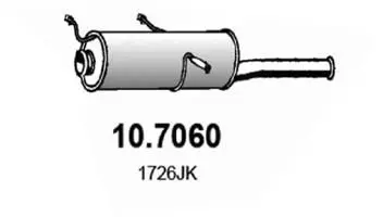 Handler.Part End silencer ASSO 107060 1