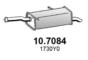 Handler.Part End silencer ASSO 107084 1