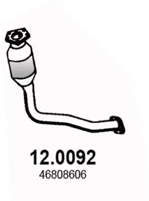 Handler.Part Catalytic converter ASSO 120092 1