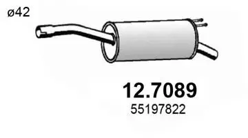 Handler.Part End silencer ASSO 127089 1