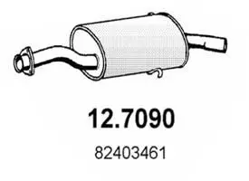 Handler.Part End silencer ASSO 127090 1