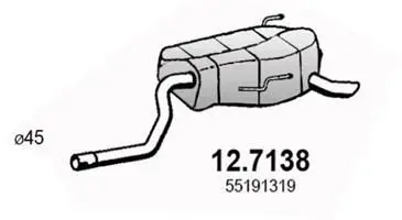 Handler.Part End silencer ASSO 127138 1