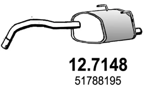 Handler.Part End silencer ASSO 127148 1