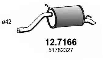 Handler.Part End silencer ASSO 127166 1