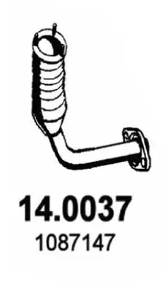 Handler.Part Catalytic converter ASSO 140037 1