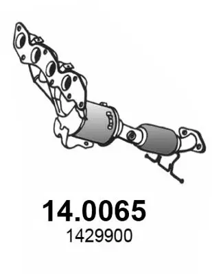 Handler.Part Catalytic converter ASSO 140065 1