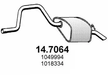 Handler.Part End silencer ASSO 147064 1