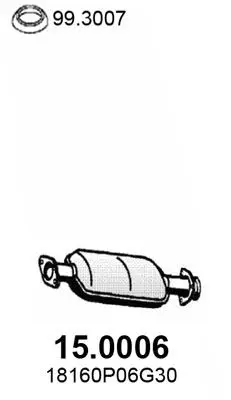 Handler.Part Catalytic converter ASSO 150006 1