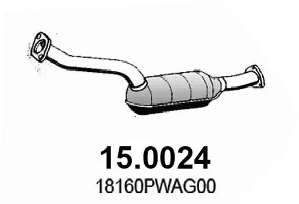 Handler.Part Catalytic converter ASSO 150024 1