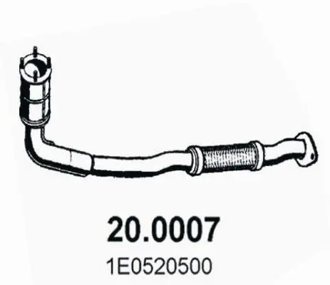 Handler.Part Catalytic converter ASSO 200007 1