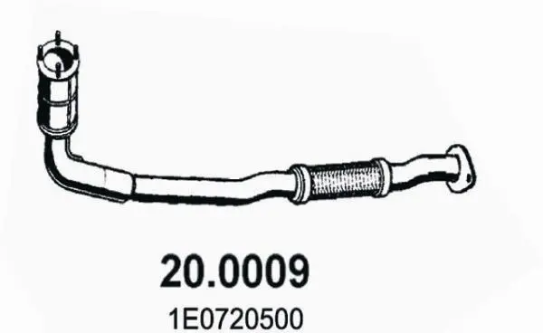 Handler.Part Catalytic converter ASSO 200009 1