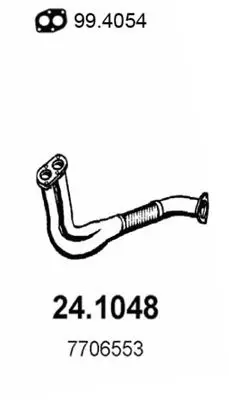 Handler.Part Exhaust pipe ASSO 241048 1