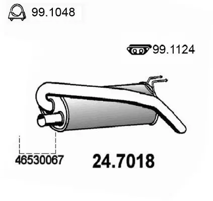 Handler.Part End silencer ASSO 247018 1