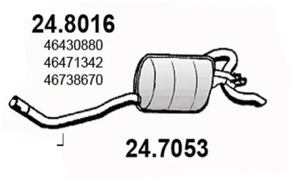 Handler.Part End silencer ASSO 247053 1