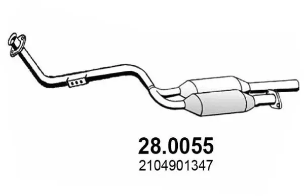 Handler.Part Catalytic converter ASSO 280055 1