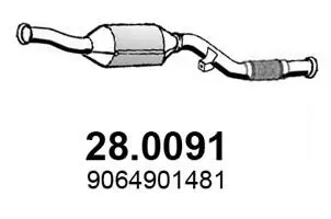 Handler.Part Catalytic converter ASSO 280091 1