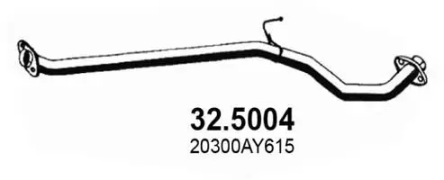 Handler.Part Exhaust pipe ASSO 325004 1