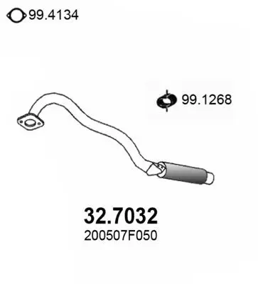 Handler.Part End silencer ASSO 327032 1