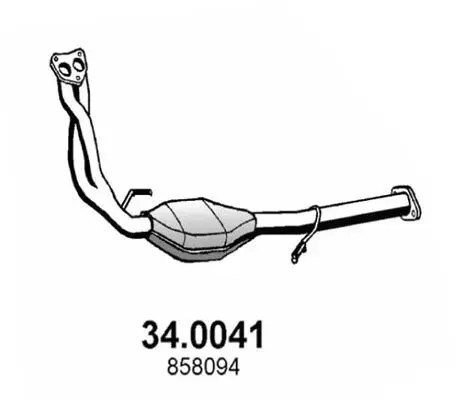 Handler.Part Catalytic converter ASSO 340041 1