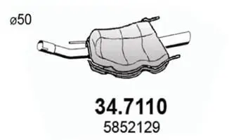 Handler.Part End silencer ASSO 347110 1