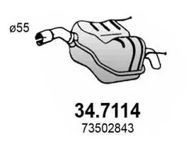 Handler.Part End silencer ASSO 347114 1