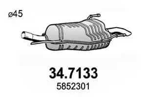 Handler.Part End silencer ASSO 347133 1